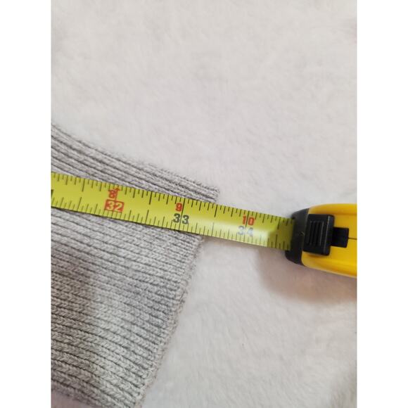 Chaps 1/4 Button Sweater Mens 2XB 2XL Big Beige Gray Long Sleeve Dadcore 90s Y2k - Picture 11 of 12